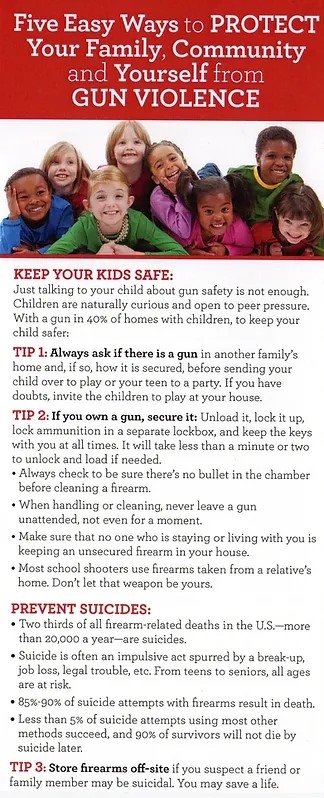 Gun Safety Cards - PDF Download
